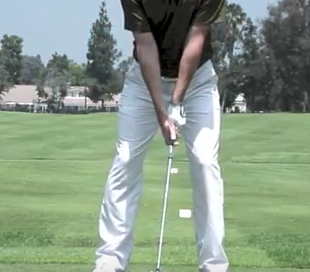 Tailbone drill for hip turn